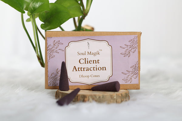 Dhoop Cones 
Client Attraction