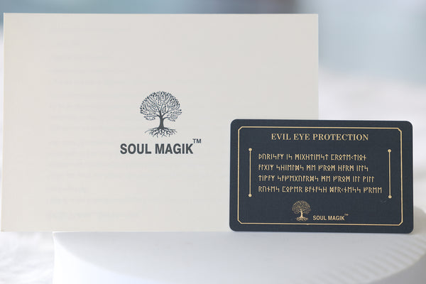 Evil Eye protection Manifestation Card